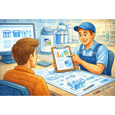 Розрахунок системи очищення води